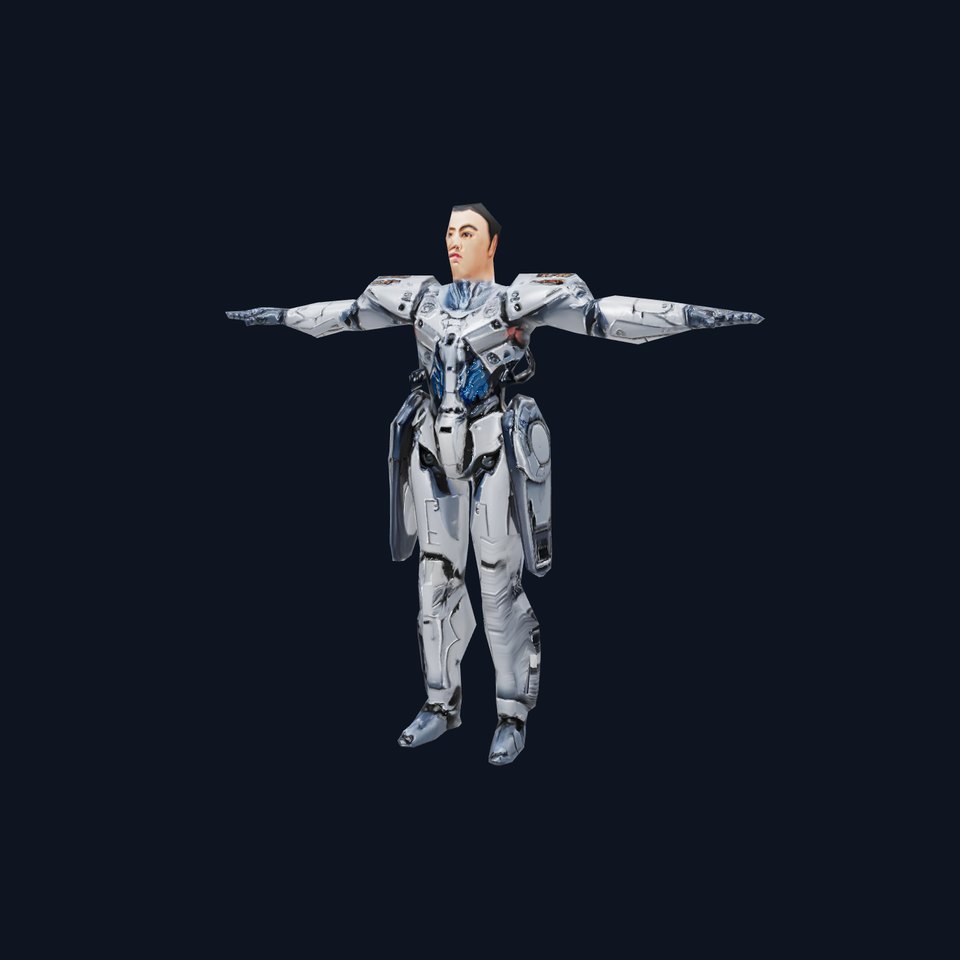 Advanced Robot Warrior model pack